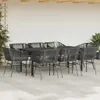vidaXL set da pranzo da giardino 9 pezzi con cuscini in Anteprima dell’immagine prodotto 3