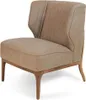 Beige Sessel Designer Sitz Couch Modern Wohnzimmer Produktbild-Vorschau 1
