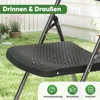 Klappstuhl Set 2 Stück Balkon Gartenstuhl Rattan-Optik Produktbild-Vorschau 6