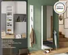 Germania Drehschrank in Weiß, 50 x 195 x 18 cm (BxHxT), Produktbild-Vorschau 9