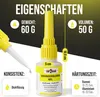 Top2Glue Sekundenkleber GEL 50g extra stark - Superkleber Produktbild-Vorschau 6