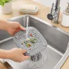 4x Abflusssieb Silikon, Spülbecken Sieb, Dusche Haarfänger, Produktbild-Vorschau 5