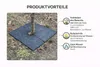 Tapis de paillage en feutre 60 x 60 cm, 4 mm, noir – Voir les images du produit 4