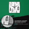 Coloray Uhr auf Leinwand 30x30 cm Wand Uhr Dekoration Produktbild-Vorschau 5
