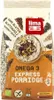 A bag of Lima brand Omega 3 Express Porridge. Voir les images du produit