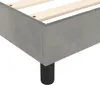vidaXL Boxspringbettgestell Hellgrau 80x200 cm Samt Produktbild-Vorschau 6