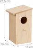 Relaxdays Nistkasten für Kohlmeise & Gartenrotschwanz, Produktbild-Vorschau 4