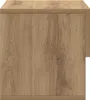 A close-up view of the side of a wooden cabinet or furniture piece. Produktbild-Vorschau
