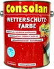 Consolan Wetterschutzfarbe 2,5 l Schwarz Deckend Außen Produktbild-Vorschau 6
