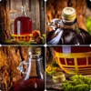 KADAX wijnbottel "Orto", glazen fles voor wijn, met gouden Productafbeelding-voorbeeld 8