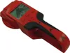 A red and black digital stud finder is shown against a white background. Produktbild-Vorschau