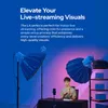 A person is live-streaming with studio lighting equipment. Náhled obrázku produktu