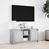 Maison Exclusive - TV-Schrank mit LED-Beleuchtung Grau Produktbild-Vorschau 3