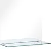 vidaXL Wandspiegel mit Regal 40x40 cm Hartglas Produktbild-Vorschau 1