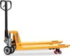 A yellow pallet jack is shown against a white background. Produktbild-Vorschau