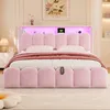 180x200 cm Polsterbett Doppelbett mit LED, USB & Typ-C, Produktbild-Vorschau 4