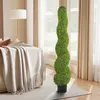 UISEBRT Set de 2 Buis Artificiels Spiralés 120cm en pot - Voir les images du produit 7