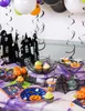 Conchiglia ragnatela decorazione Halloween nera 27 cm - Anteprima dell’immagine prodotto 2