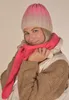 styleBREAKER Uni Strickmütze mit Farbverlauf und Produktbild-Vorschau 3