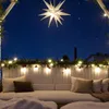 LED étoile plastique blanc Ø 25 cm 1 LED blanc chaud, Voir les images du produit 3