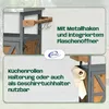Coemo Servierwagen Grillstation James L Grau Kücheninsel Produktbild-Vorschau 4