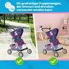 Kinderplay Puppenwagen KP0280T – Leichter klappbarer Produktbild-Vorschau 7