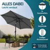 KINGSLEEVE parasol, 200 cm, met UV-bescherming 80+ Productafbeelding-voorbeeld 4