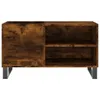 vidaXL Szafka panelowa dąb wędzony 85x38x48 cm materiał Podgląd zdjęcia produktu 4