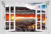 Wallario Wandbild mit Fenster-Illusion: Sonnenstrahl am Produktbild-Vorschau 1