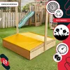 KOTARBAU® Sandkasten mit Dach 120x120 cm Holz mit Abdeckung Produktbild-Vorschau 8