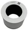 A white air filter with a black pleated interior. Produktbild-Vorschau