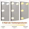 SONNI czarna komoda 70x40x140cm Komoda z oświetleniem LED o Podgląd zdjęcia produktu 7