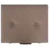 vidaXL Hocker mit Stauraum 3 Stk. Braun Stoff Produktbild-Vorschau 4