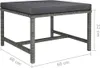Möbel Modular-Fußhocker mit Kissen Grau Poly Rattan - Produktbild-Vorschau 4