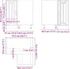 vidaXL Küchen-Eckunterschrank Lucca Schwarz Holzwerkstoff Produktbild-Vorschau 8