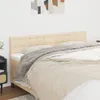 vidaXL Kopfteile Creme 180x5x78/88 cm Stoff Produktbild-Vorschau 2