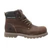 A brown work boot is shown against a white background. Voir les images du produit