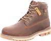 A brown leather boot on a white background. Voir les images du produit