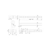 tecuro Schienenkonsole Typ 28/30 x 800 mm x 2,00 mm. Stahl Produktbild-Vorschau 4