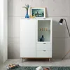 finori Göteborg 53 Highboard, weiß / Nachbildung Sonoma Produktbild-Vorschau 2