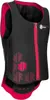 A black and pink protective vest for winter or equestrian sports. Anteprima dell’immagine prodotto