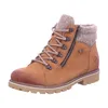 Remonte : Bottines en cuir marron pour femmes, fermeture Voir les images du produit 25