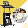 Tavolo per laptop su rotelle COSTWAY, tavolo per proiezioni Anteprima dell’immagine prodotto 2