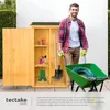 Armoire de jardin adossée Taman 75 x 56 x 118 cm - marron Voir les images du produit 7