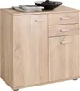 Kommode - Eiche Sonoma Nachbildung - B 71 cm - zwei Türen - Produktbild-Vorschau 3