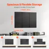 A diagram showing the dimensions and different arrangement options for a set of pegboards. Produktbild-Vorschau