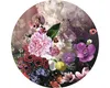 Glasbild Baroque Flowermix II GLR038 Ø 20 cm Produktbild-Vorschau 1