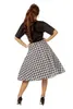 W4149-42 schwarz-weiß Damen Petticoatkleid Boogie Woogie Produktbild-Vorschau 3