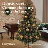 FairyTrees Sapin de Noël Artificiel 120cm NORDMANN | Arbre Voir les images du produit 3