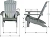 NEG Adirondack Gartenstuhl/Gartensessel MARCY Farbe: weiß Produktbild-Vorschau 4
